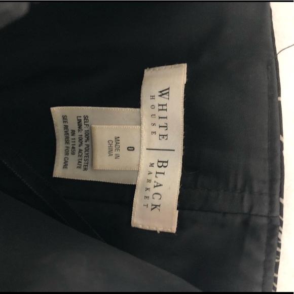 Strapless black and white dress - Picture 4 of 5